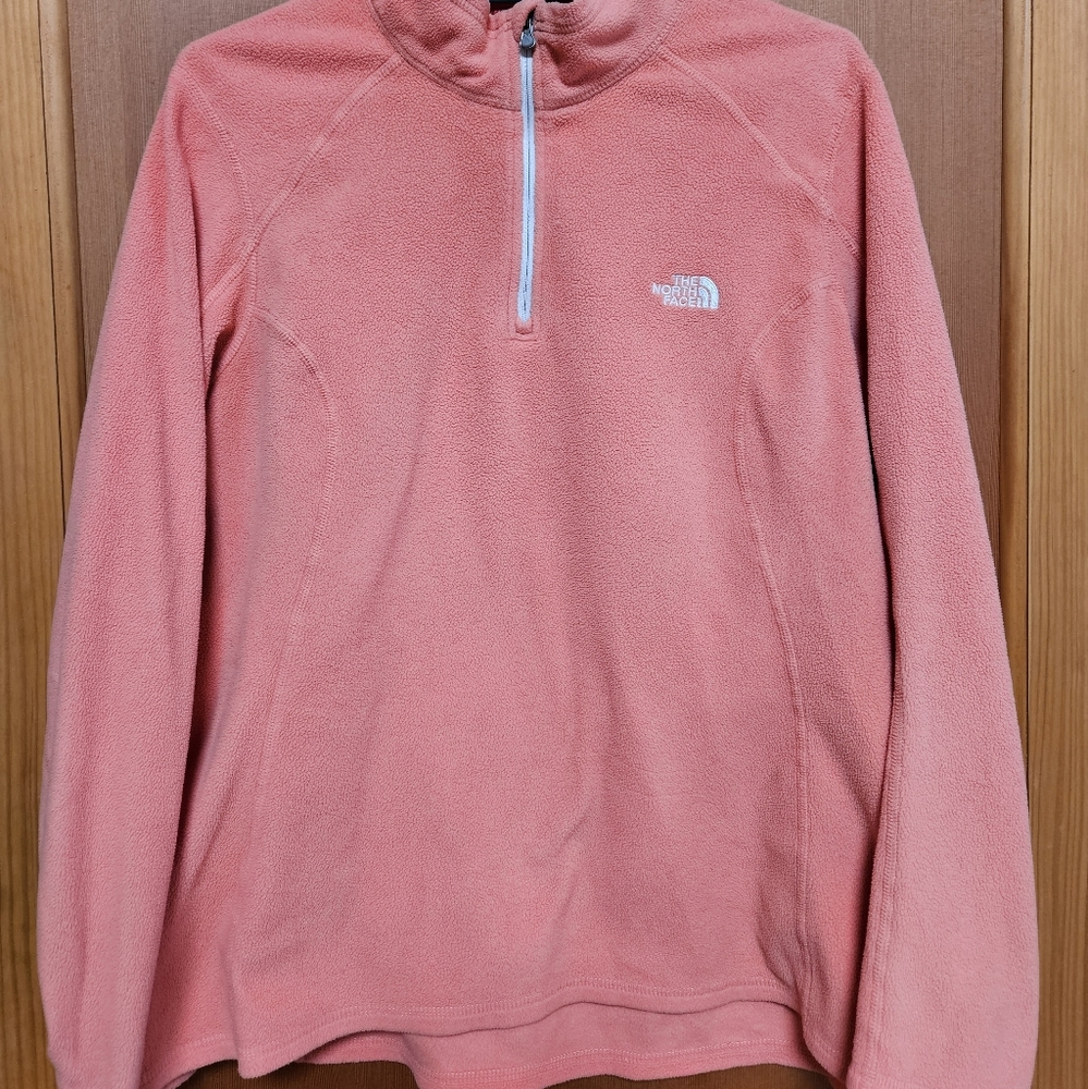 North Face coral fleece sweater women's xl
